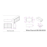 King Modern White 5-Piece Bedroom Furniture Set - Omega Lifestyles