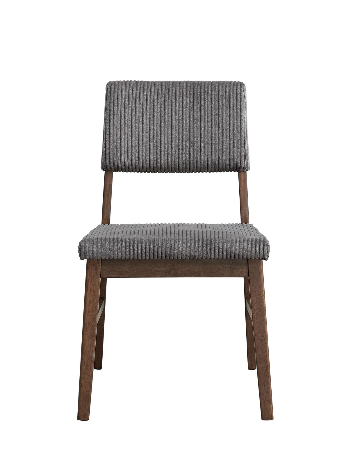 Set of 2 Scandinavian Corduroy Upholstered Side Chairs - Omega Lifestyles