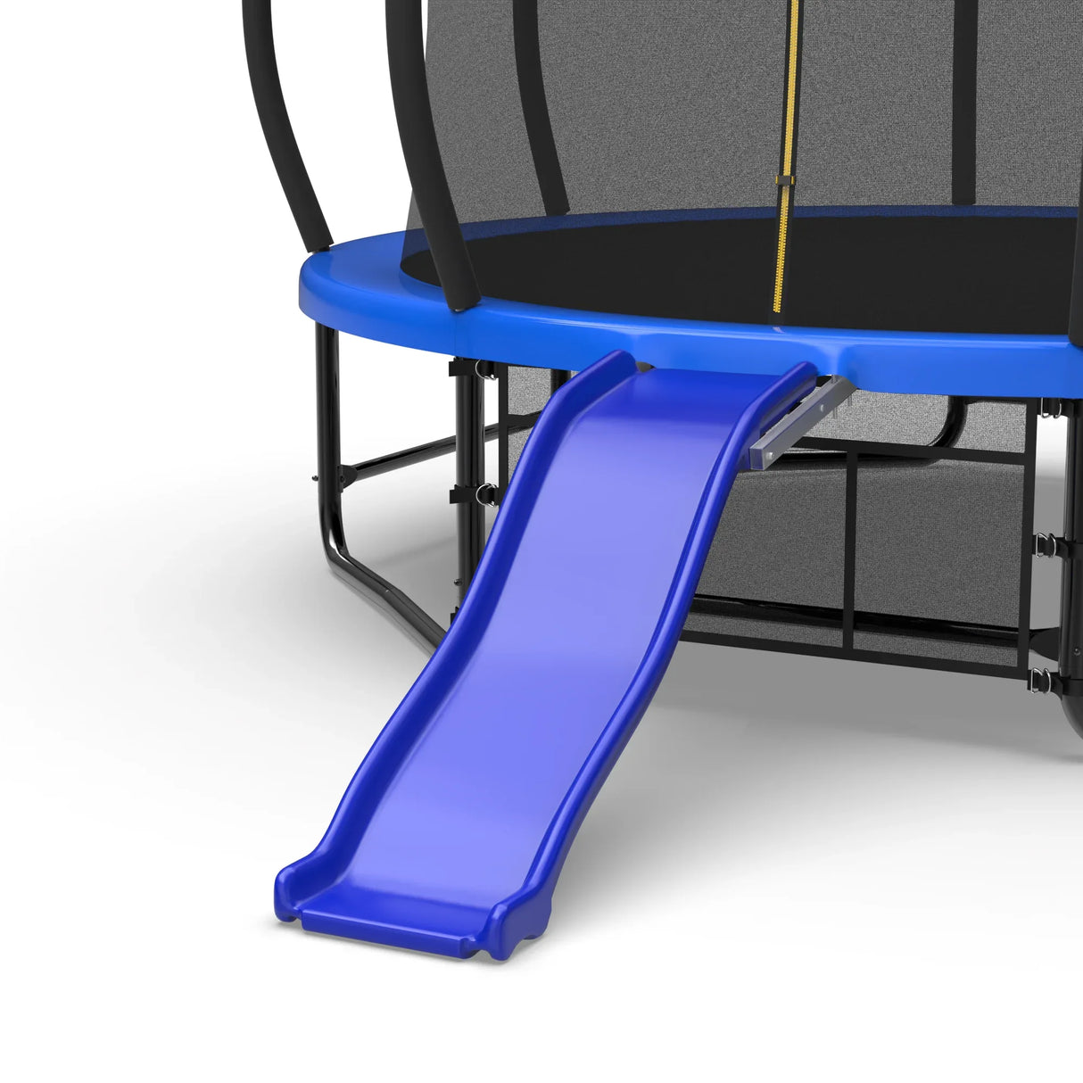 Blue Plastic Trampoline Slide Attachment For 8–16FT Trampolines - Omega Lifestyles