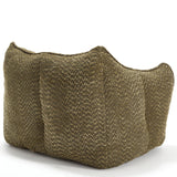 Chenille Bean Bag Chair With Resilient Foam - Omega Lifestyles