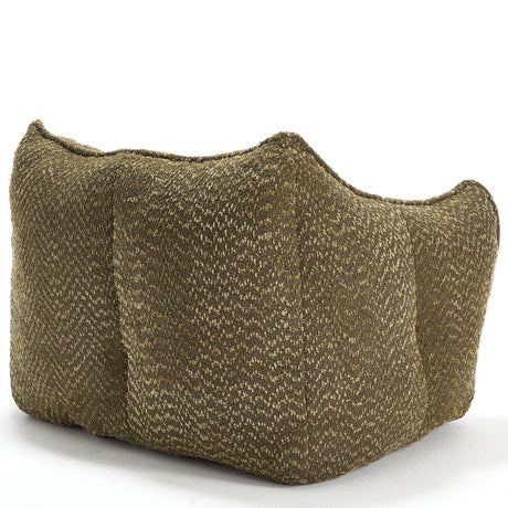 Chenille Bean Bag Chair With Resilient Foam - Omega Lifestyles