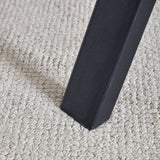 Transferred Walnut Leg Suede Backrest Dining Chair And Table Set - Omega Lifestyles