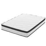 Medium 12-Inch Hybrid Memory Foam Pocket Coil Queen Mattress - Omega Lifestyles