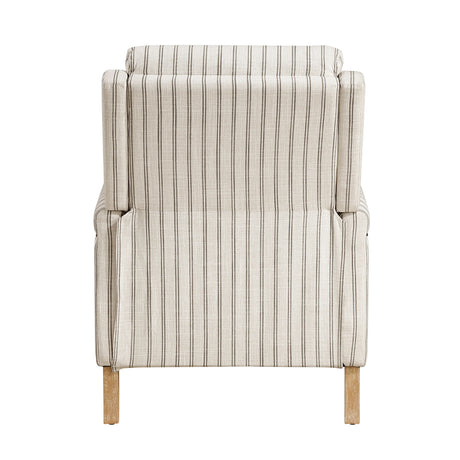 Classic Farmhouse Push-Back Reclining Fabric Upholstery Chair - Omega Lifestyles
