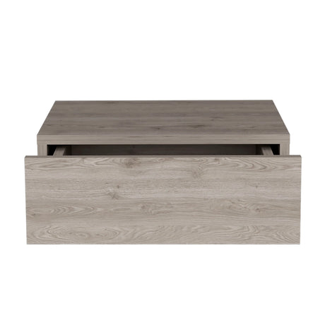 Modern Wall-Mounted Floating Nightstand With Drawer - Omega Lifestyles