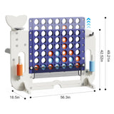 4-in-1 Adjustable Height Multi-Game Set With Mesh Bag - Omega Lifestyles