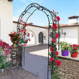 Metal Iron Gothic Garden Arch Trellis Arbor