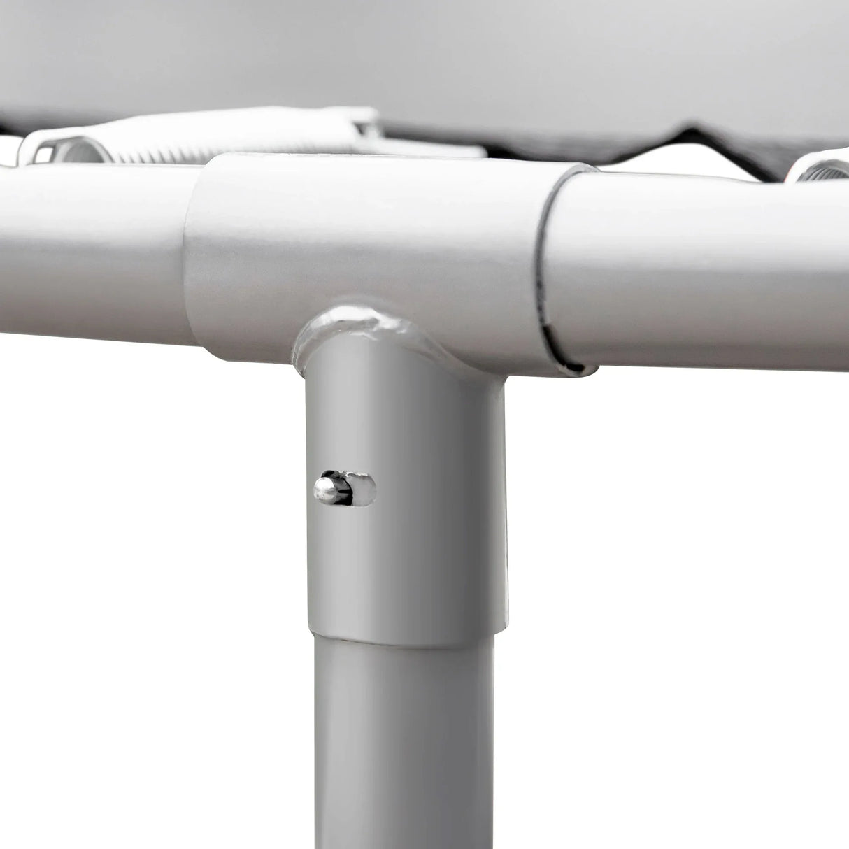 15-Inch Galvanized Steel Frame Safety Trampoline With Hoop - Omega Lifestyles