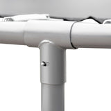 15-Inch Galvanized Steel Frame Safety Trampoline With Hoop - Omega Lifestyles