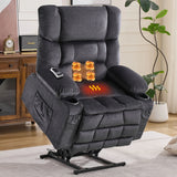 Dual Motor Power Lift Recliner Chair With Heat Massage - Omega Lifestyles