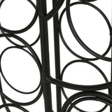 Modern Industrial Black Metal Cactus Tabletop Wine Rack - Omega Lifestyles