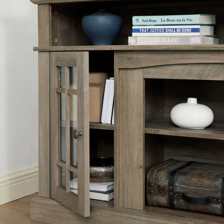 Classic Gray Wash MDF TV Stand Console - Sleep Galleria