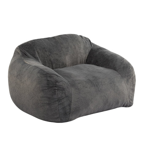 Soft Shredded Foam Faux Fur Indoor Bean Bag Chair - Omega Lifestyles