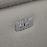 Electric Control Genuine Leather Wall-Hugger Reclining Sofa - Omega Lifestyles