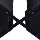 5-Piece Round Solid Wood Dining Table Set With Upholstered Chairs - Omega Lifestyles