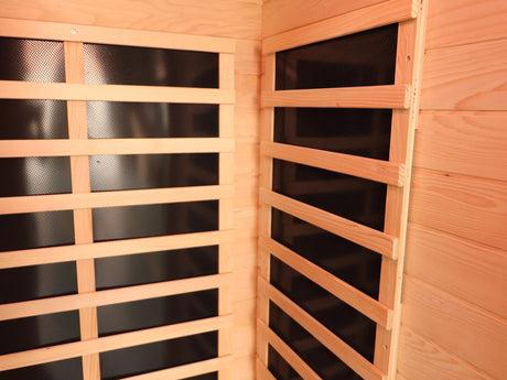 Hemlock Wood Low EMF FAR Infrared Sauna For Home Indoor - Omega Lifestyles