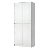 Modern Curved Design Kitchen Pantry Cabinet With Drawer - Omega Lifestyles