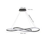 Modern LED Pendant Light Infinity Design Adjustable Height - Omega Lifestyles