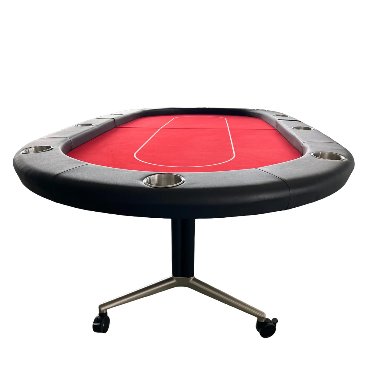 Foldable Modern 10-Player Premium Poker Table - Omega Lifestyles