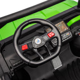 24V Two-Seater Remote Control Ride On Dump Truck - Omega Lifestyles