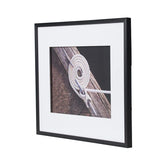 Set of 3 Rope Wall Art Black Frame Nautical Decor - Omega Lifestyles