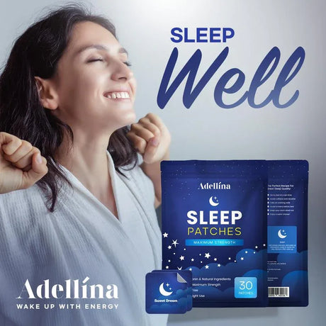 All-Natural Herbal Sleep Aid Patches With Melatonin - Omega Lifestyles