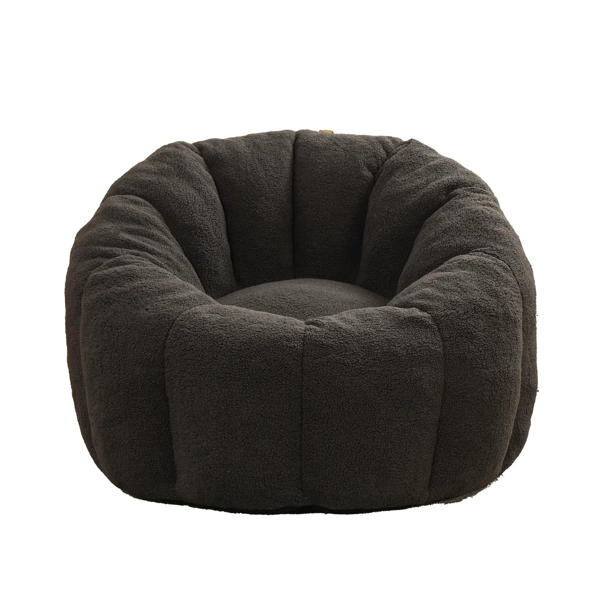 Plush High-Density Foam Teddy Fabric Bean Bag Chair - Omega Lifestyles