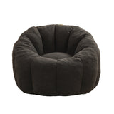 Plush High-Density Foam Teddy Fabric Bean Bag Chair - Omega Lifestyles