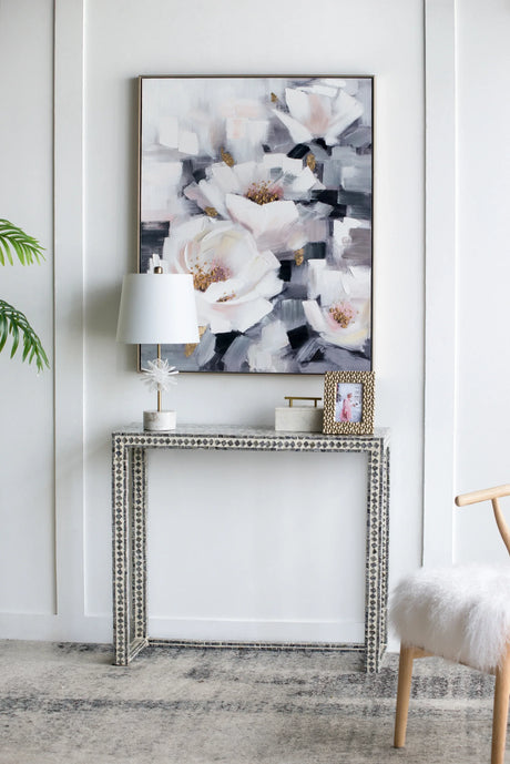 Sarah Multicolor Framed Floral Oil Painting Wall Art - Omega Lifestyles