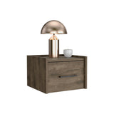 Wall-Mounted Floating Nightstand With Sleek Single Drawer - Omega Lifestyles