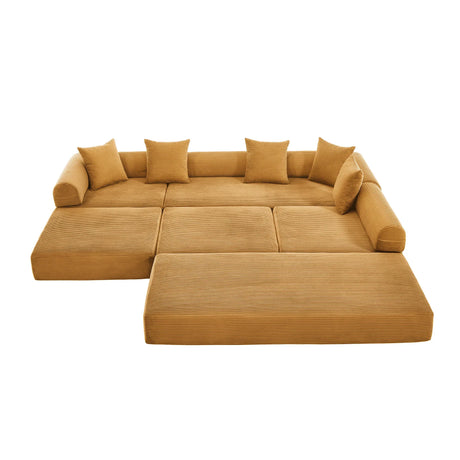 Convertible Corduroy Memory Foam Folding Sofa Bed - Omega Lifestyles