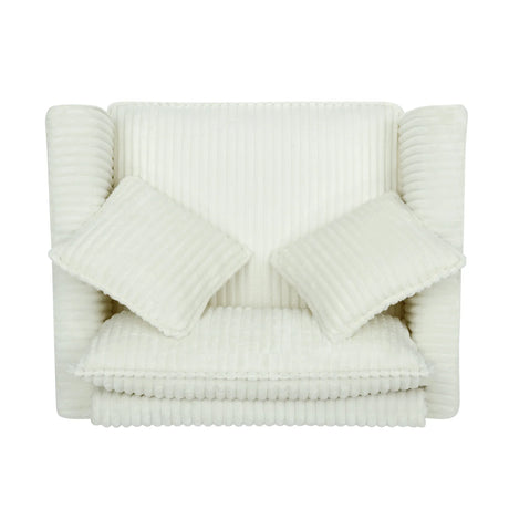 Corduroy Foam Lazyman Single-Person Sofa Chair - Omega Lifestyles