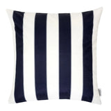 Outdoor Navy Weather Resistant Polyester Throw Pillow 20x20 - Omega Lifestyles