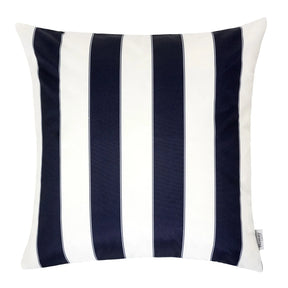 Outdoor Navy Weather Resistant Polyester Throw Pillow 20x20 - Omega Lifestyles