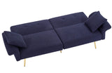 Modern Teddy Upholstered Adjustable Sleeper Loveseat Sofa - Omega Lifestyles