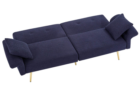 Modern Teddy Upholstered Adjustable Sleeper Loveseat Sofa - Omega Lifestyles