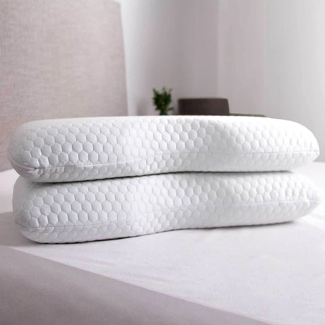 Cooling Gel-Infused Memory Foam Curve Pillow - Omega Lifestyles