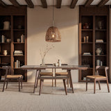 Solid Red Oak Wood Handcrafted Dining Bench - Omega Lifestyles