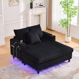 Oversized Corduroy Recliner Sofa With USB Charging - Omega Lifestyles