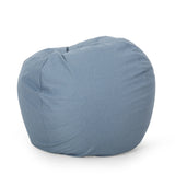 Fabric Foam Filled Modern Teal 3-Foot Bean Bag Chair - Omega Lifestyles