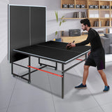 Foldable Mid-Size Table Tennis Table Set With Accessories - Omega Lifestyles