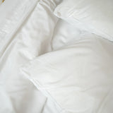 Queen Brushed Microfiber White Sheet Set - Omega Lifestyles