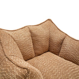 Chenille Bean Bag Chair Soft Foam Living Room Seating - Omega Lifestyles