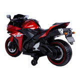 12V Kids Electric Motorcycle With Training Wheels and Lights - Omega Lifestyles