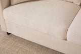 Modern Beige Sleeper Sofa Bed With Memory Foam Mattress - Omega Lifestyles