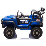 24V Two-Seater Bluetooth Remote Control Ride-On Truck - Omega Lifestyles