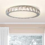 Crystal 19.7-Inch Dimmable K9 LED Ceiling Light