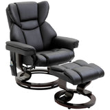 Massage Recliner Chair With Ottoman Footrest And Remote Control