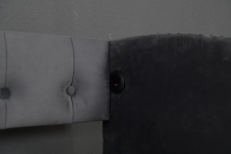 Twin Upholstered Velvet Wood Storage Daybed Frame - Omega Lifestyles