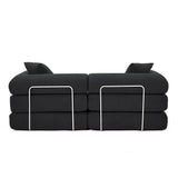 Modular Folding Convertible Corduroy Sofa Bed - Omega Lifestyles